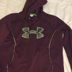 Purple Under Armour sweatshirt